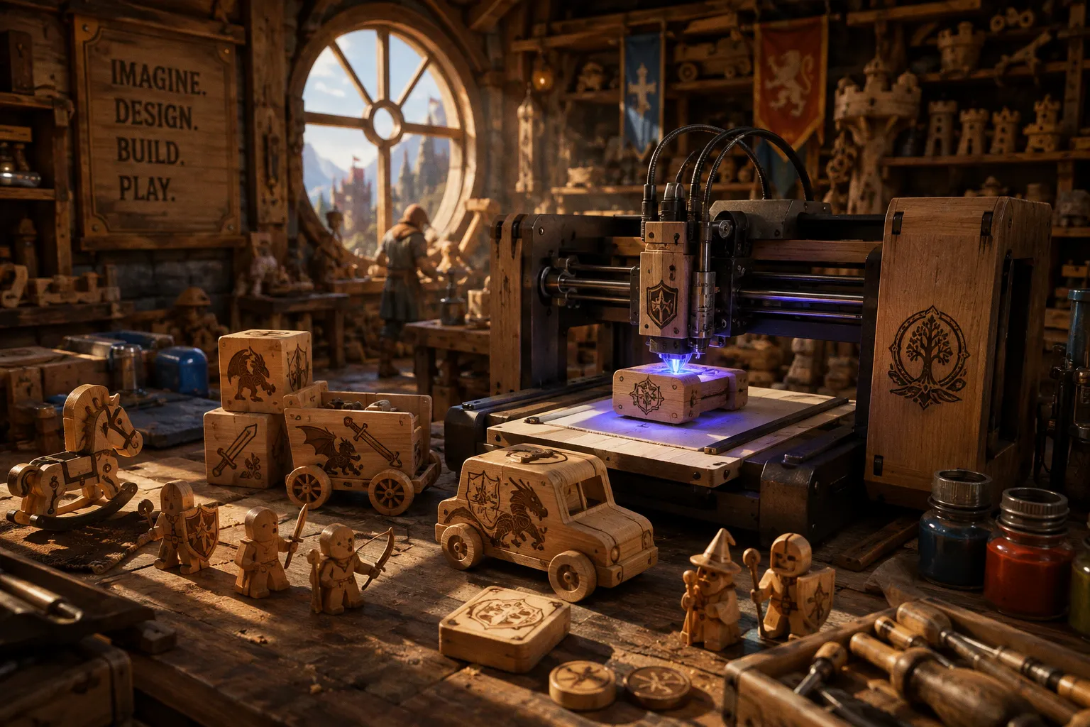 How Desktop Printing Technology is Transforming Custom Wooden Toy Production