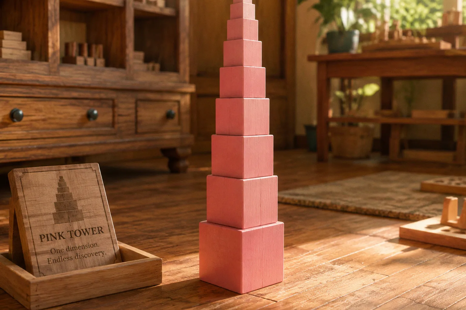 Montessori Pink Tower: What It Is and How It Works