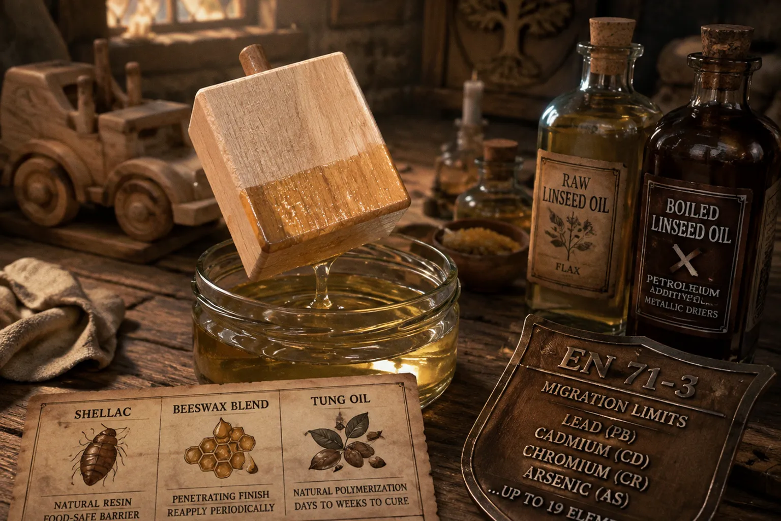 Natural Toy Sealants: How Non-Toxic Finishes Actually Work