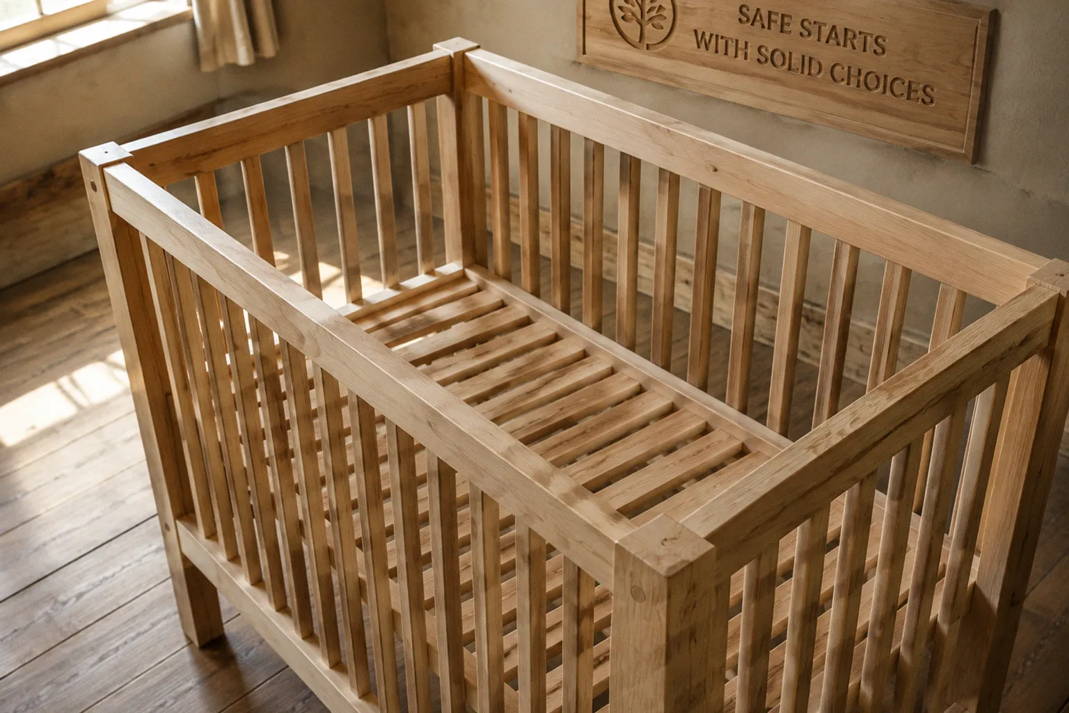Non-Toxic Wooden Crib Checklist Before Nursery Setup