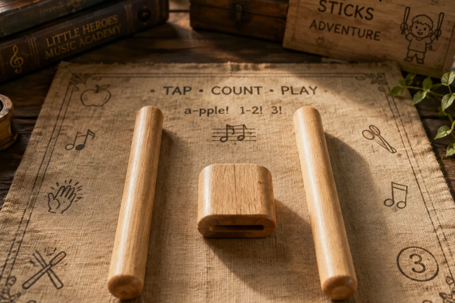 Toddler Rhythm Sticks: Step-by-Step Musical Activities