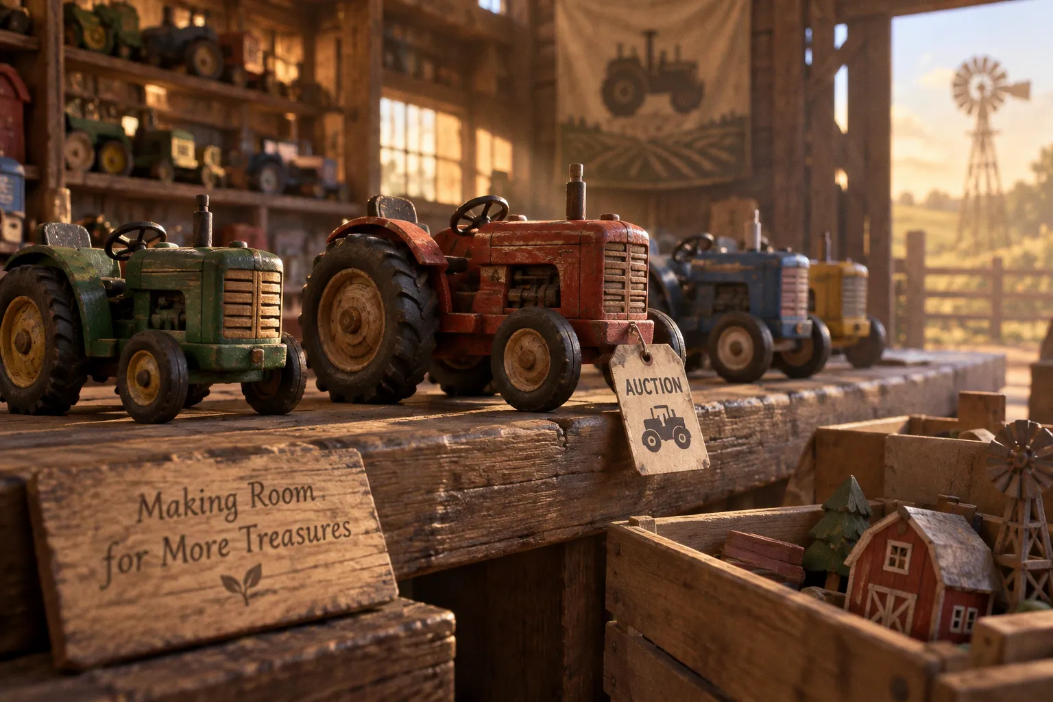 Why Collectors Are Auctioning Off Hundreds of Rare Farm Toy Tractors