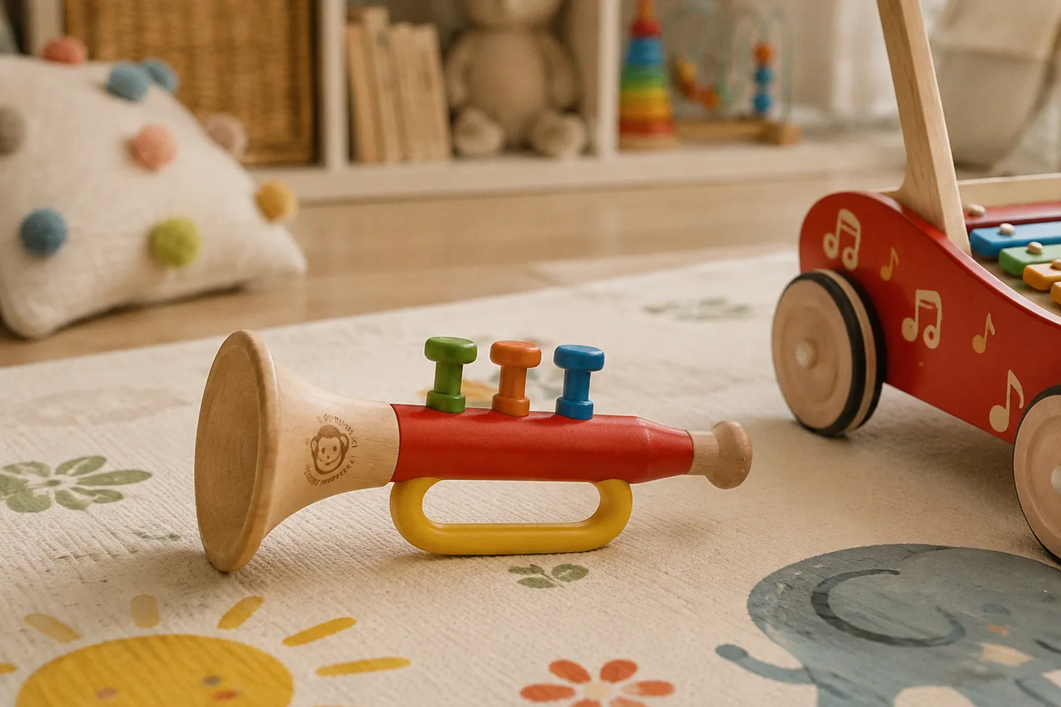 Why the Speedy Monkey Wooden Trumpet Is a Must-Have for Toddler Development