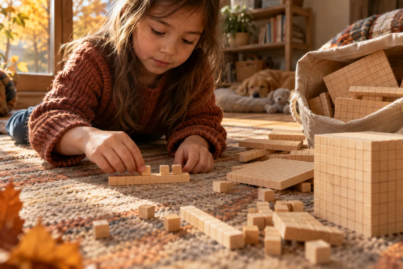 Wooden base ten blocks: common counting errors and fixes
