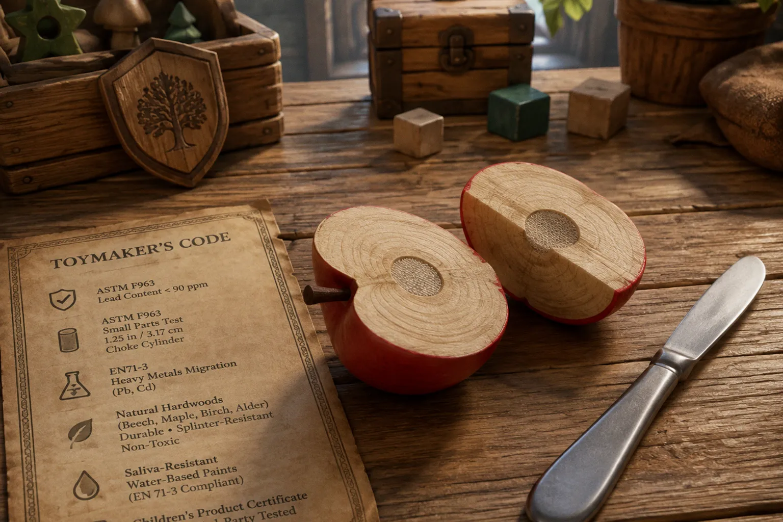 Wooden Play Food Sets: Key Quality and Safety Features