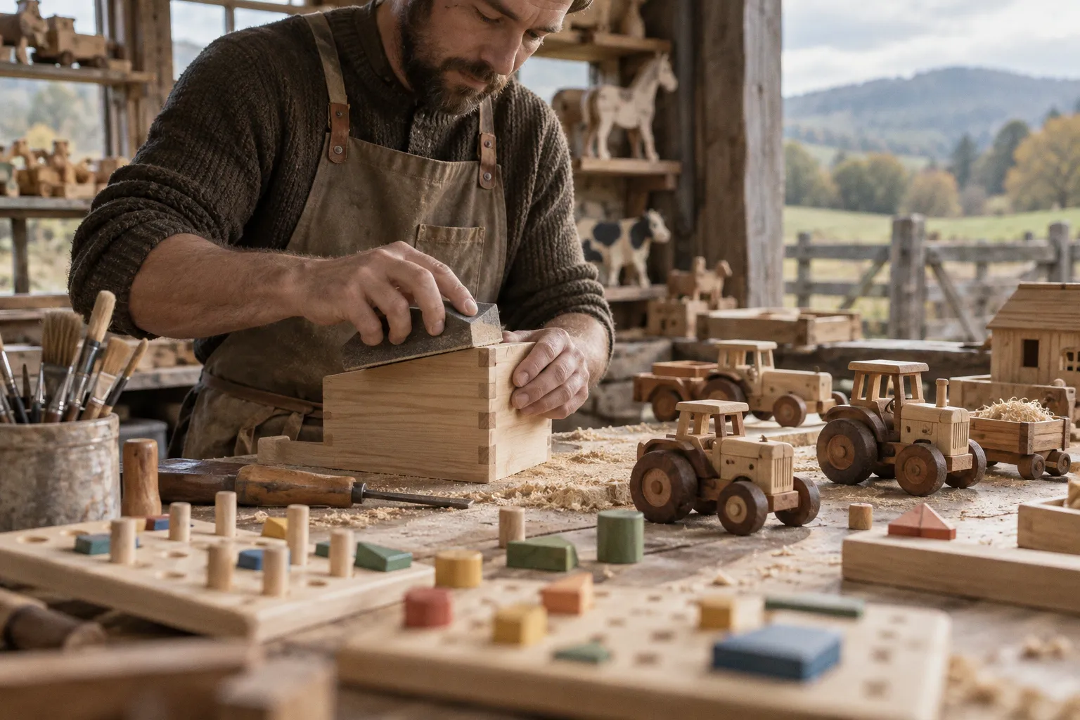 Woodo Transforms Tactile Wooden Dioramas into Immersive Spatial Puzzles